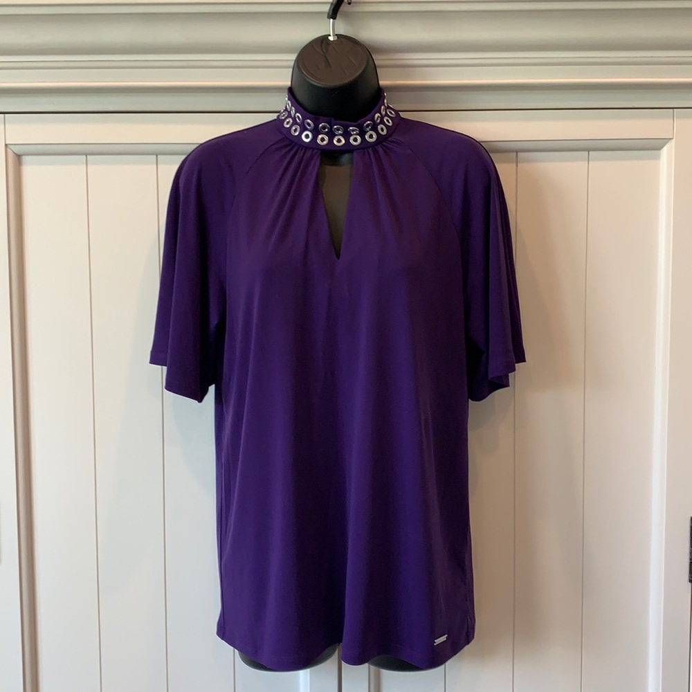 Michael Kors purple blouse